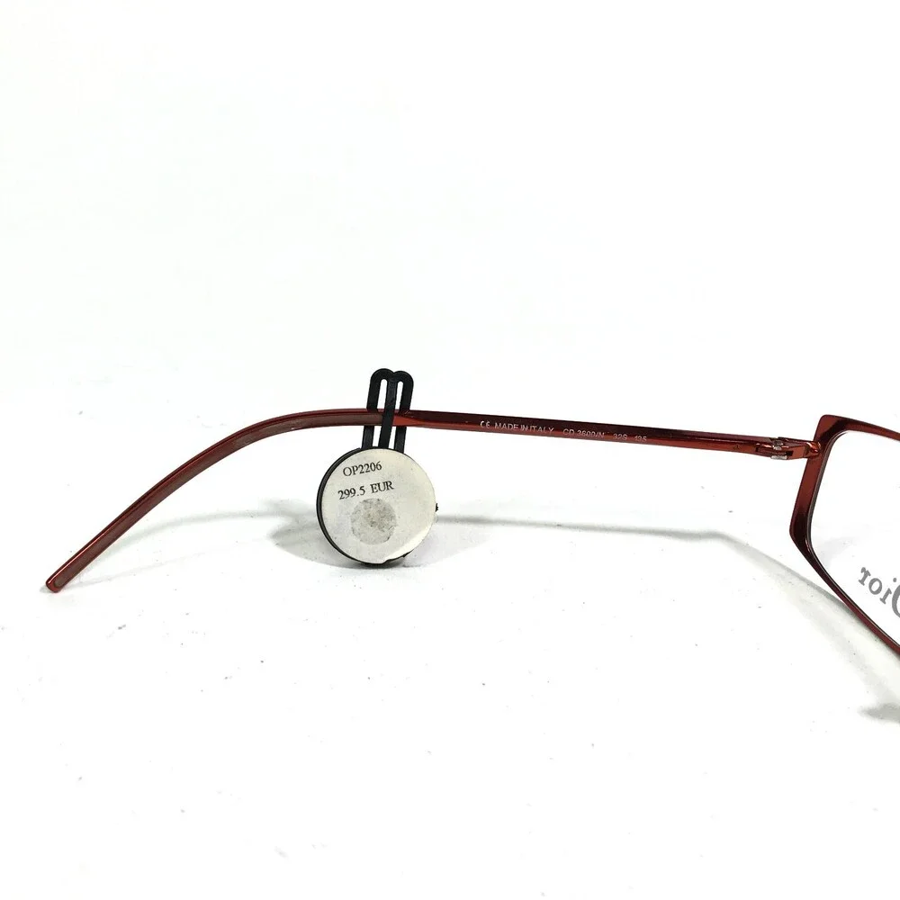 Christian Dior Eyeglasses Frames CD3600/N Brown Red Rectangular 53-18-135